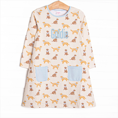 Golden Days Pocket Dress, Yellow