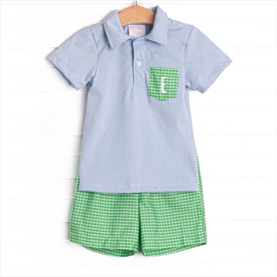 Greenscape Garden Short Set, Green