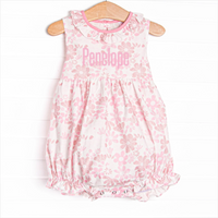 Growing Groovy Ruffle Neck Bubble, Pink
