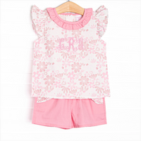 Growing Groovy Short Set, Pink