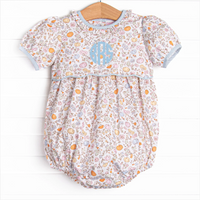 Harvest Florals Bubble, Blue
