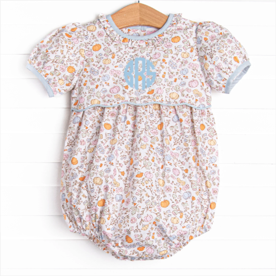 Harvest Florals Bubble, Blue