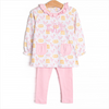Hay Bale Hens Pocket Legging Set, Pink