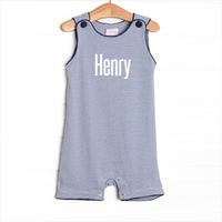 Henry Jon Jon, Navy and Slate Blue Stripe