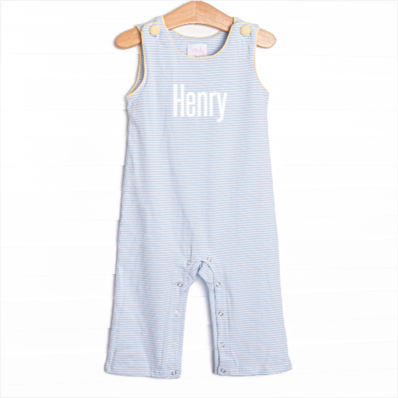 Henry Long Jon Jon, Yellow and Light Blue Stripe