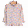 Island Blooms Pullover, Purple