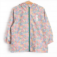 Island Blooms Raincoat, Green