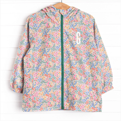 Island Blooms Raincoat, Green
