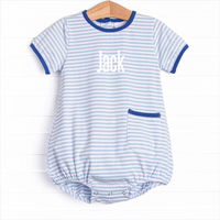 Jack Pocket Bubble, Royal and Light Blue Stripe
