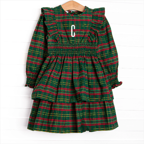 Jolly Holiday Dress, Green