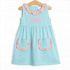 Laney Sleeveless Dress, Pink and Mint Stripe