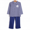 Levi Pant Set, Royal Blue Stripe