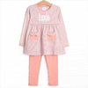 Lexie Legging Set, Dusty Rose Stripe
