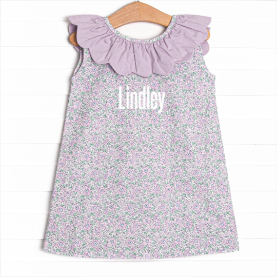 Lilac Love Dress, Purple Stitchy Fish Lilac Love Dress, Purple Stitchy Fish