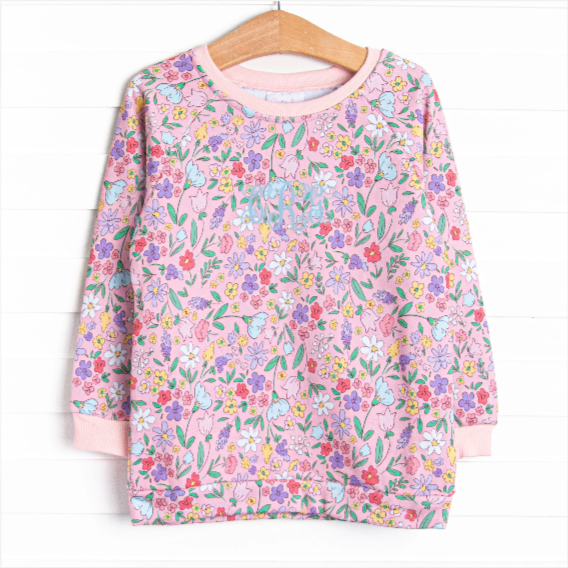 Lily Lane Sweatshirt, Pink
