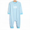 Luca Romper, Aqua Stripe
