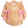 Macie Marigold Side Tie Bubble, Yellow