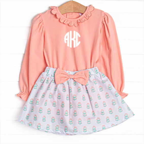 Medallion Memories Skirt Set, Pink