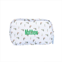 Migrating Mallard Oxford Pouch, Blue