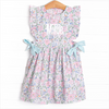 Millie Magnolia Side Tie Dress, Blue