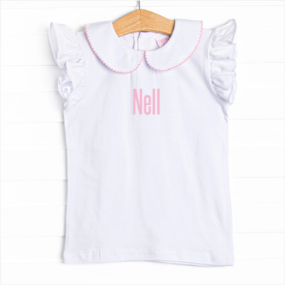 Nell Knit Collared Top, (2 Colors)