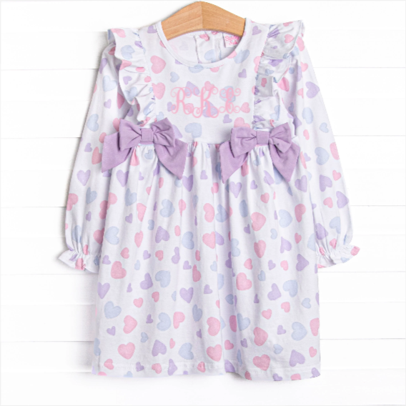 Passionate Pastels Dress, Purple