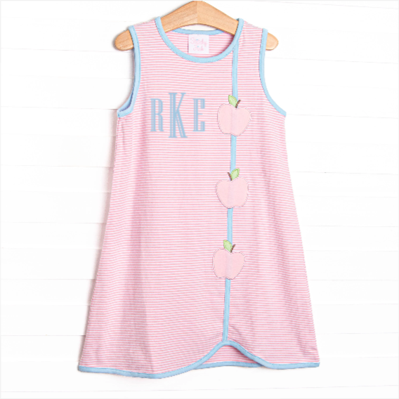 Pink Lady Perfection Applique Dress, Pink