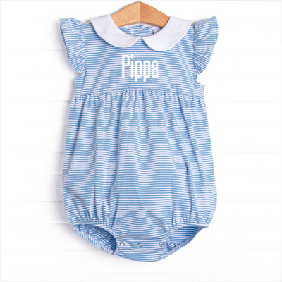 Pippa Bubble, Medium Blue Stripe