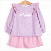 Plum Crazy Skirt Set, Purple