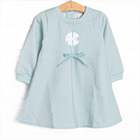 Polka Dot Play Dress, Green