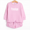 Polka Dot Play Short Set, Pink