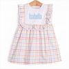 Problem Solver Plaid Ruffle Dress, Red