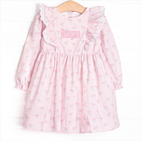 Reagan's Roses Dress, Pink