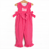Rose Bush Beauty Corduroy Romper, Pink