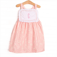 Rosy Reef Dress, Pink