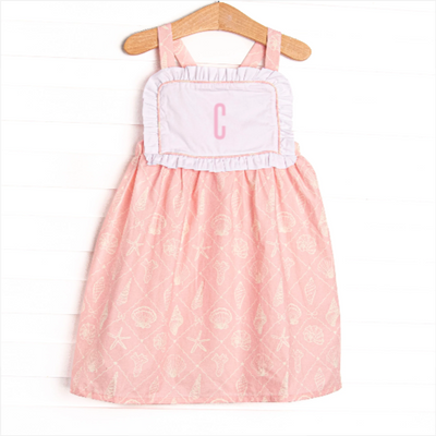 Rosy Reef Dress, Pink
