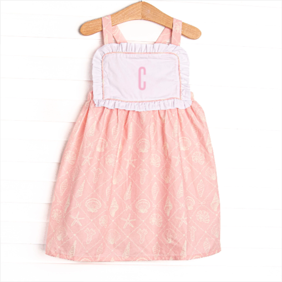 Rosy Reef Dress, Pink