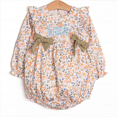 Sage Green Garden Side Tie Bubble, Green