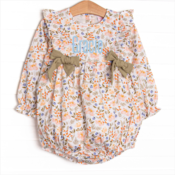 Sage Green Garden Side Tie Bubble, Green