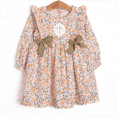 Sage Green Garden Side Tie Dress, Green
