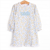 Sage Seasons in the Sun  Long Sleeve Dress, Yellow