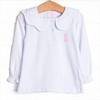 Samantha Scalloped Collar Long Sleeve Top, (2 Colors)