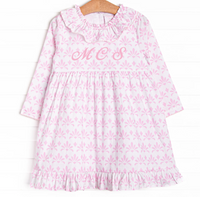 Feathersound Floral Dress, Pink