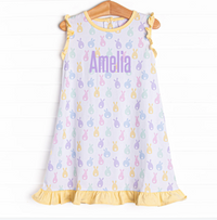 Boppin' and Hoppin' Dress, Yellow