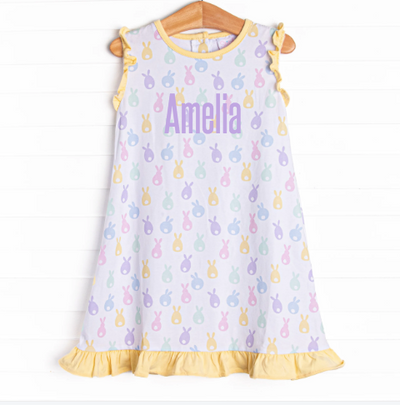 Boppin' and Hoppin' Dress, Yellow