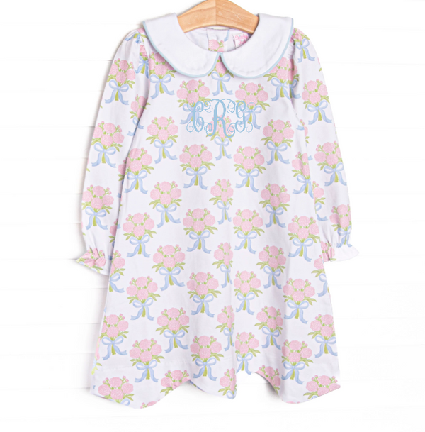 Wrapped in Roses Dress, Pink