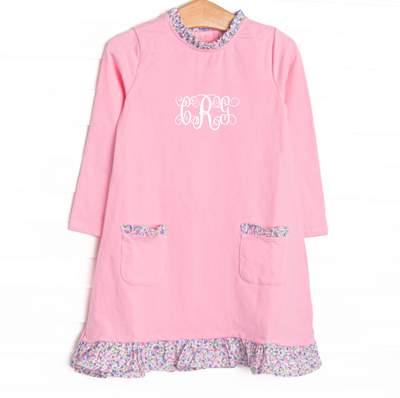 Petal Pocket Posies Dress, Pink