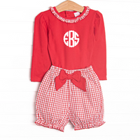 Ma Chérie Bloomer Set, Red