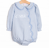 A Moment for Memories Long Sleeve Bubble, Blue