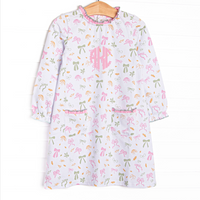Fall Frenzy Ruffle Neck Pocket Dress, Pink